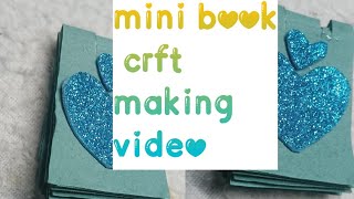 how to making mini book craftCARFTAR [upl. by Arim972]