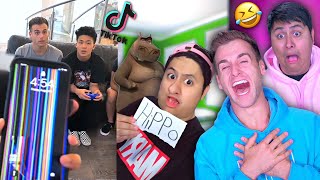 Reacting To My Friends Viral Tik Toks SO BAD [upl. by Hankins]