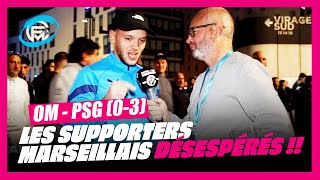 OM PSG  les supporters marseillais très en colère  Letexier De Zerbi et les joueurs visés [upl. by Namyh]