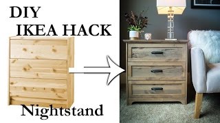 DIY IKEA Rast Nightstand Hack [upl. by Joacimah171]