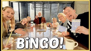 BiNGO SPELEN OP 1STE KERSTDAG 🎉  2021  Bellinga Vlog 2322 [upl. by Htebarual]