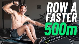 ROW A FASTER 500M Rowing Workout for SPEED [upl. by Zink402]