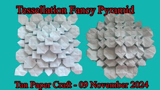 Tutorial ke 55  Tessellation flower Fancy Pyramid [upl. by Peale]