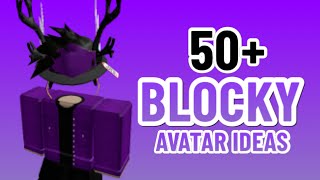 50 ROBLOX BLOCKY AVATAR IDEAS  BLOCKY AVATAR IDEAS  ROBLOX BOY OUTFITS [upl. by Redna]