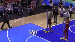 Rekord życiowy Piotra Żyły  165 cm Pojedynek skoczkowie vs siatkarze Mecz Gwiazd 2014 [upl. by Acirahs]