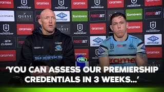 Fitzgibbon pleased with consistence of team  Cronulla Sharks Press Conference  Fox League [upl. by Kathie]