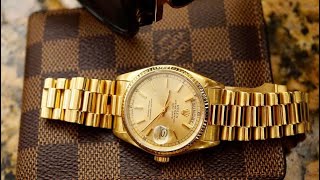 Rolex Day Date President 18038 Full Review  Its a Keeper [upl. by Gosser]