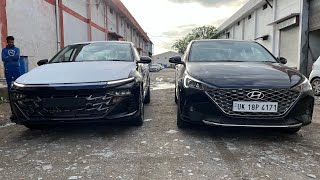 Verna 2023 ❤️  Old Vs New Comparison 🔥 [upl. by Nahtanohj]