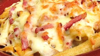 Patatas Fritas estilo Foster´s Hollywood  Bacon amp Cheese Fries [upl. by Ettezzus733]