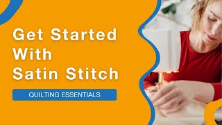 😎 How to satin stitch on a sewing machine [upl. by Sayre153]