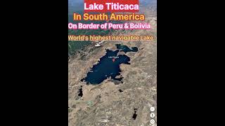 Lake Titicaca worlds highest navigable Lake shortsfeed ytshorts [upl. by Basil849]