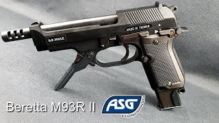 Beretta M93R II ASGKWA full semi  Airsoft Estartit [upl. by Hollander150]