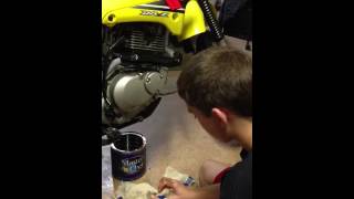 How to Change the Oil on a Dirt Bike [upl. by Boehike864]