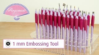 Pergamano Tools 101  1mm Embossing Tool [upl. by Aloisia]