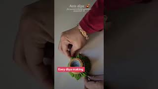 Esay diya making diwali diwalispecial diya artist artkesang7628 viralshort trendingshorts [upl. by Onabru]