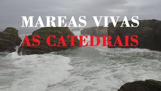 mareas vivas en la playa catedrales 2024 [upl. by Adnulahs]