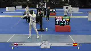 2024 739 T16 02 M E Individual Basel SUI ZCH BLUE BROOKE GBR vs PEREIRA esp [upl. by Ernest]