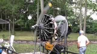 LYCOMING RADIAL ENGINE [upl. by Enirehtacyram63]