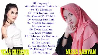 Nella Kharisma VS Nissa Sabyan Dangdut VS Sholawat Sholawatan Goyang Kepala terbaru lama [upl. by Eyde67]