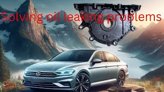 How to solve oil leaking problems to VW Passat 2015 16 dizel [upl. by Magner]