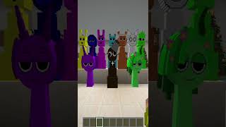 LOS SPRUNKI CANTAN VILLANCICOS shorts sprunki novia catnap minecraft [upl. by Treulich]