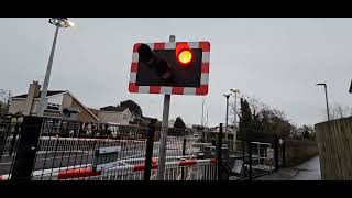 Cullybackey North Level Crossing Ballymena Thursday March 21032024 [upl. by Neb403]