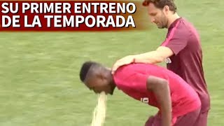 Vomita en el primer entrenamiento del Atlético  Diario AS [upl. by Avehsile]