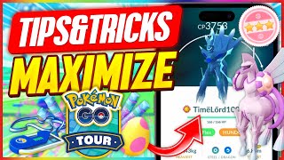 Tips amp Tricks To Maximize Pokemon GO Sinnoh Tour Global 2024 [upl. by Arretnahs]