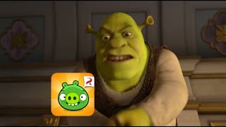 Shrek Forever After Castle Escape Scene But With The Bad Piggies Theme Song [upl. by Anerehs]