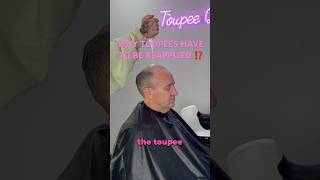 Why Toupees Have to be Reapplied⁉️Leave a comment if you want to see more videos explaining things [upl. by Oluap]