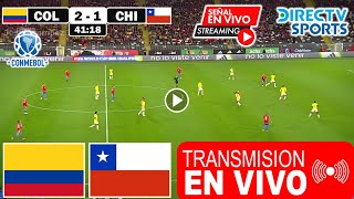 Colombia vs Chile en vivo Donde Ver Partido Colombia vs Chile Jornada 10 Eliminatorias resumen [upl. by Erbe488]