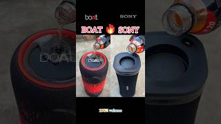 Boat vs Sony Bluetooth speaker Appy Fizz bass test [upl. by Dnalrah]