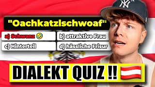 Österreichisches DIALEKT Quiz 🇦🇹🤣 alle BUNDESLÄNDER  zum Mitraten [upl. by Elleinaj]