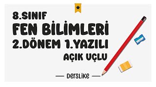 8 Sınıf Fen Bilimleri 2Dönem 1Yazılı Soruları 2024 [upl. by Ailiec]