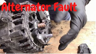 Audi Alternator Fault Battery Not Being Charged [upl. by Ahseim113]