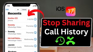 How To Stop Sharing Call History between iPhones iOS 17  Turn off Call Sync on iPhone [upl. by Cheryl]