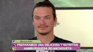 Preparamos hamburguesa de Anchoveta en el programa Bien por Casa de TV Perú [upl. by Hume]