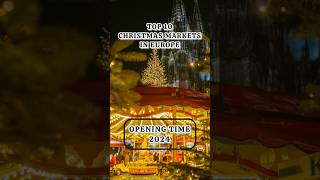 Europe’s Best Christmas Markets in 2024 shorts christmas europe ytshorts shortsfeed [upl. by Ramunni953]