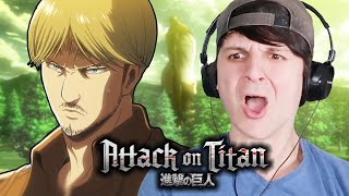 ATTACK ON TITAN 2x1 reaction and commentary  Beast Titan Reaction and Commentary [upl. by Fairfield]