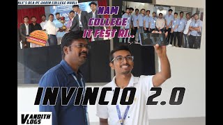 INVINCIO 20  IT FEST IN KLES BCA PC JABIN COLLEGE HUBLI  BCA COLLEGE HUBLI  vandithvlogs [upl. by Derian]