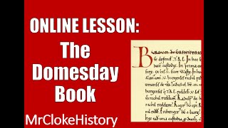 GCSE History  Saxons and Normans The Domesday Book 1086 [upl. by Dyann390]