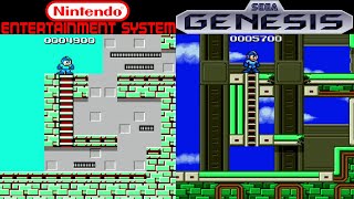 All NES Vs Genesis Games Compared Side By Side [upl. by Denice306]