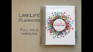 Limelife Planners  Many Layout Choices [upl. by Koenraad]