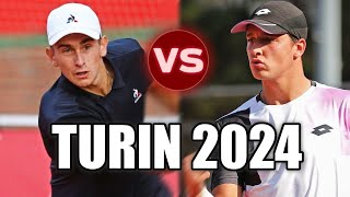 Luciano Darderi vs Matteo Arnaldi TURIN 2024 [upl. by Duky999]