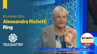 Alessandra Richetti ospite a Ring su Telequattro  18102024 [upl. by Nnayrrehs]