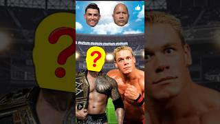 Ronaldo and the rock therock johncena football wwe ronaldo cristianoronald cristianoronaldojr [upl. by Kursh]