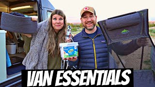 VAN LIFE  Top 10 Essential Items [upl. by Barber]