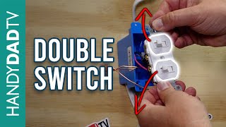 How to wire a Double Switch [upl. by Sacken]