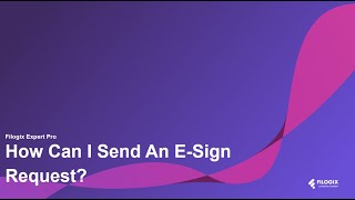 How Can I Send An ESign Request [upl. by Benedict]