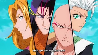 Urahara amp Toshiro amp Rangiku amp Ikkaku amp Yumishika VS Yammy amp Luppi amp Wandenreich English Sub [upl. by Eyks]